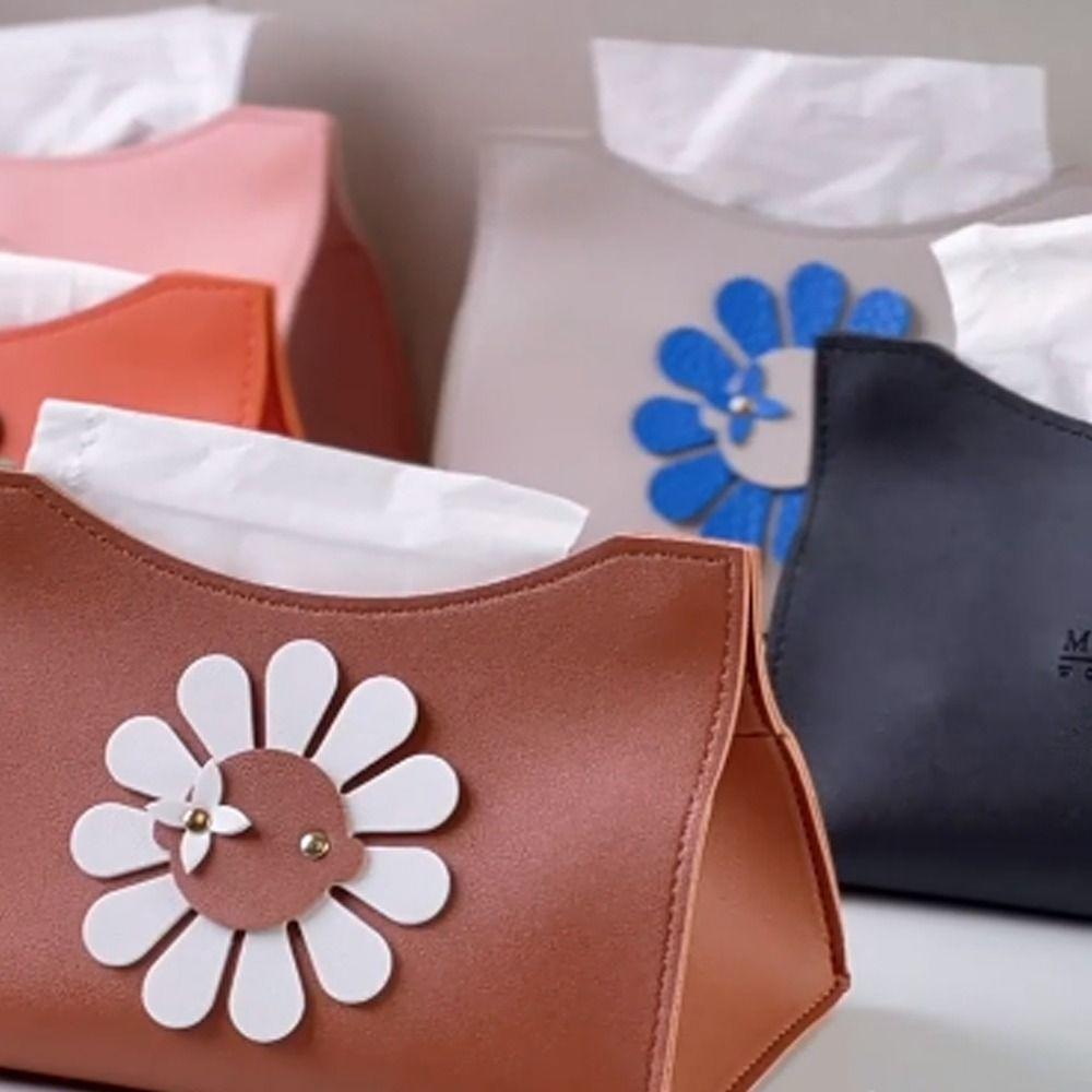 Elegant Tissue Box Creative Napkin Storage Box Desktop Decoration Paper Box  Car