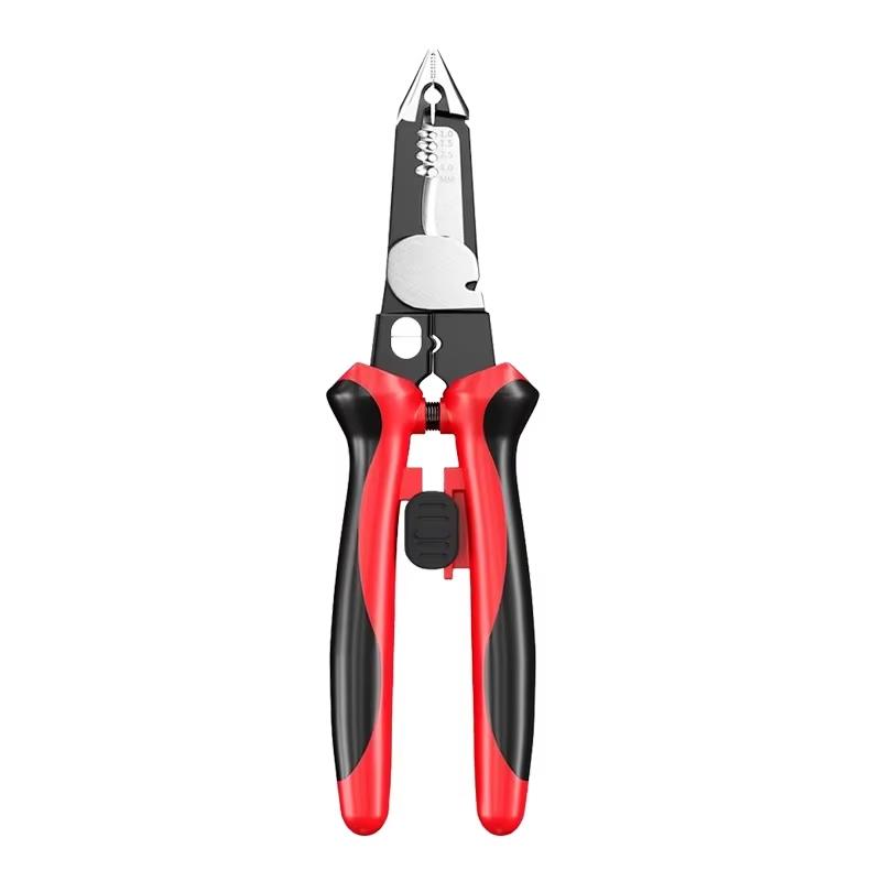 9-in-1 Multi-Functional Wire Stripper Scissors Electricity Wire Stripper Pliers Cutting Cable With Electrical Measuring Pliers