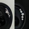 2Pcs Silver Tone Sparkling Star Zircon Stud Earrings, Tiny Cartilage & Helix Piercing Jewelry for Women, Perfect Gift