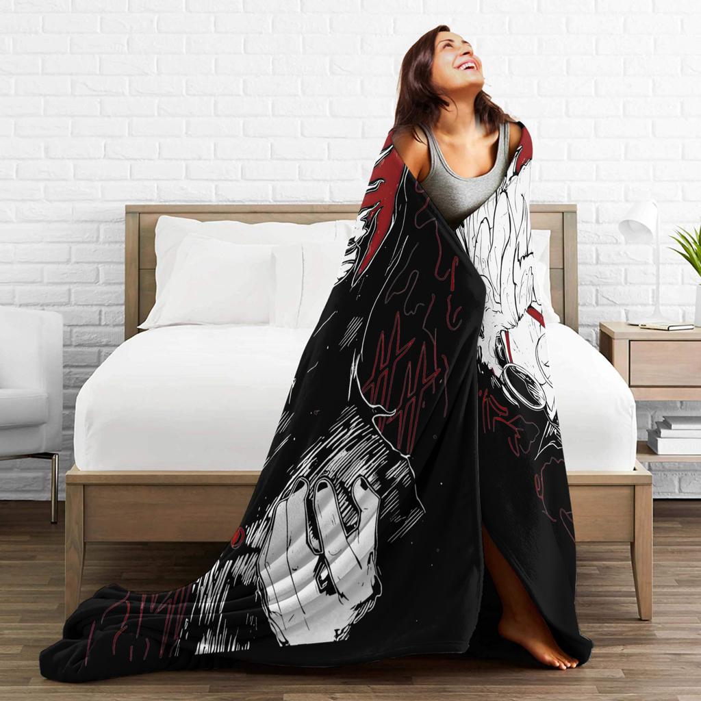 Dandadan Anime Blanket Cover Coral Fleece Plush Okarun Super Warm Throw Blanket for Bedding Couch Bedspread