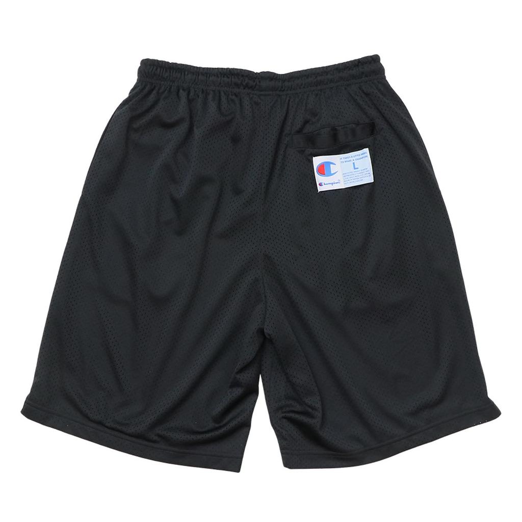 Plain Jock Script Mesh Action XL [Champion] Shorts, Mesh, Shorts, Tag, Logo, Shorts, Style, C3-X507, Men's, Black,