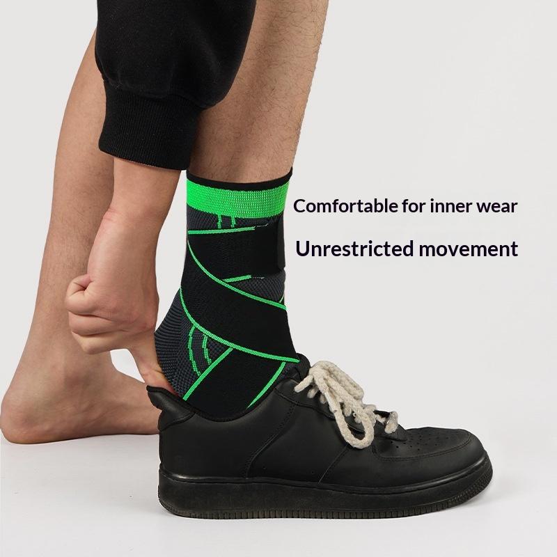 1 Pc Compression Ankle Support Sports Adjustable Basketball Ankle Wrap Men Women Hiking Running Prevent Ankle Protector