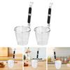Boil Basket Frying Food Basket Portable Hot Pot Colander Pasta Strainer Noodles Colander for Chips Cooking Draining Barbecue