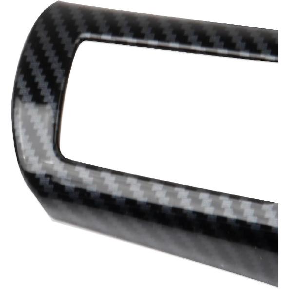 Korlot Koolstofvezel Stijl Stuurwiel Trim Accessoires voor 2008-2010 Dodge Challenger/2006-2010 Charger/2005-2008 Magnum