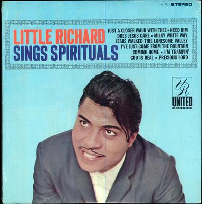 LP Record LITTLE RICHARD - Little Richard Sings Spirituals US7723 United Records US Soul/Funk Used
