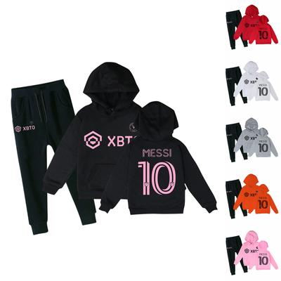 Hoodies For Boys And Girls Print Long Sleeve And Pants 2 Piece Outfits Cute Sweatshirt Teen Girls Anime Tops 3-14Y Kids Hoodies Set