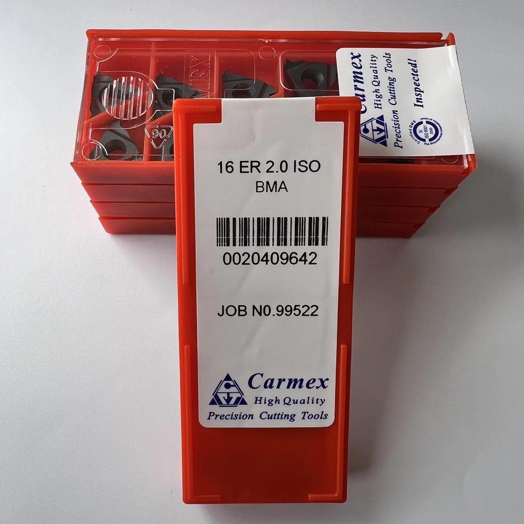 Original / 16ER2.0ISO BMA / Industrial Indexable Carbide Inserts 10 Pcs