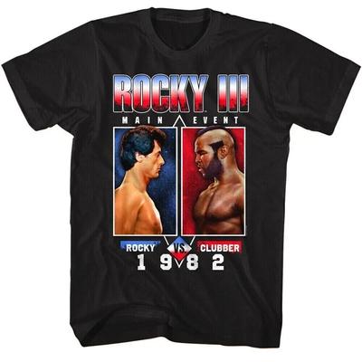 Rocky 3 Herren T-Shirt Clubber Lang Hauptveranstaltung Vintage T-Shirts