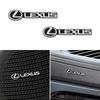 4Pcs 3D Aluminum Car Audio Stereo Speaker Badge Emblem Sticker For ES300 RX330 RX300 GS300 IS250 IS200 CT200h IS300 NX RX