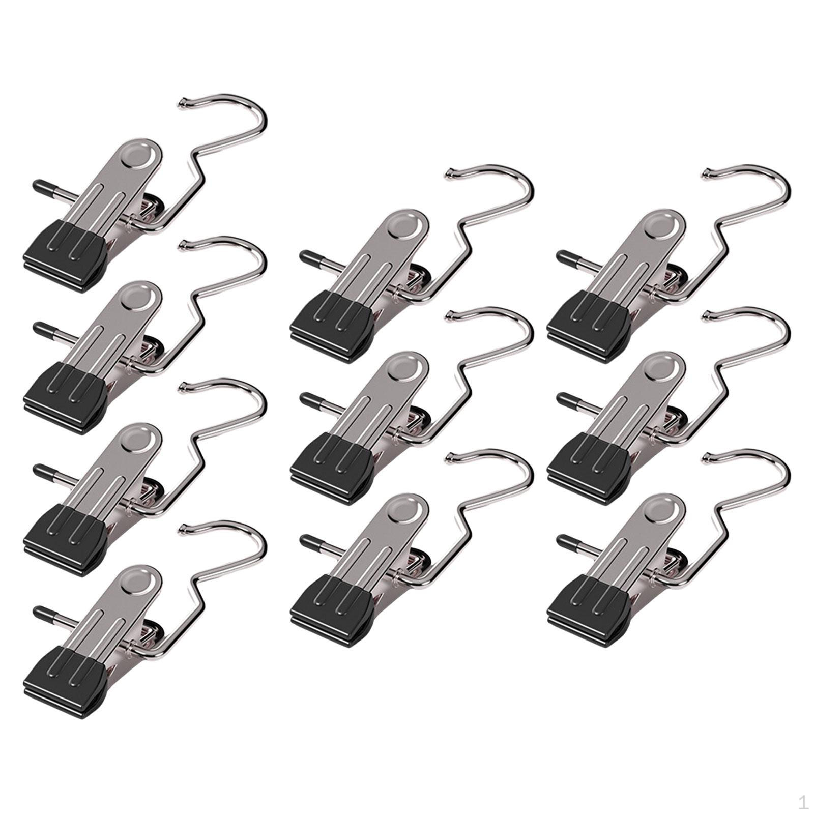 10 шт вешалка для носков брюки портативная экономящая место нескользящая сушилка юбка для подвешивания 885₽