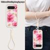 Watercolor Flowers Print Lanyard Case For Google Pixel 10 Pro XL For Google 9A 9 8 7 Pro 8A 7A Shockproof Bumper Wrist Strap Cover