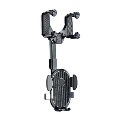 Adjustable Rearview Phone Holder For Vehicle 360 Rotating Phone Mount Holder Multifunctional Car Rearview Phone Holder