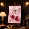 Pearl Painting Kit Cherry Theme Frameless Handicraft DIY Bedroom Decoration Living Room Wall Art Room Decoration Art Craft Decoration