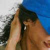 NICOLE AND CLIFF EARRING SILVER