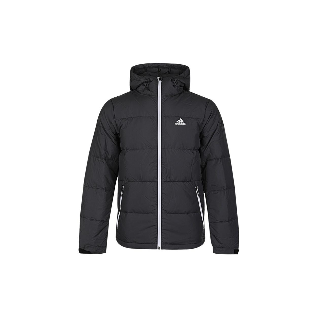adidas Casual Sports Stay Warm hooded down Jacket Black Men s GF0063 M
