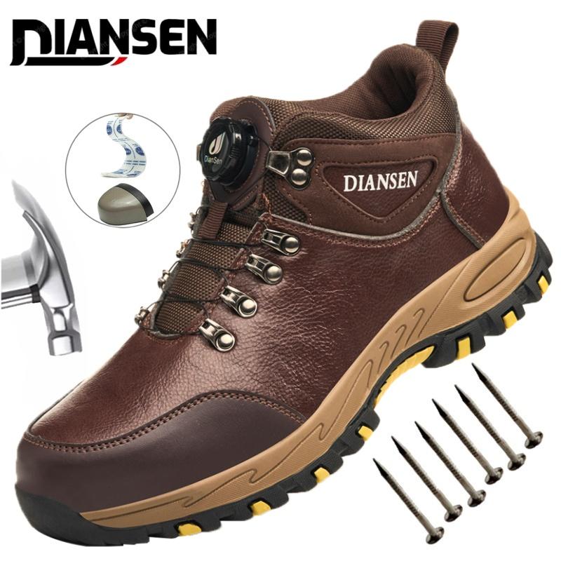 High Quality Work Safety Shoes For Men Work Sneakers Steel Toe Shoes  Man Anti-puncture Safety Warehouse Protective Shoes