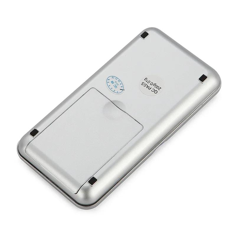 100/200/500g X 0.01/0.1g High Accuracy Jewelry Kitchen Scale Electronic LCD Display Scale Mini Pocket Digital Scale