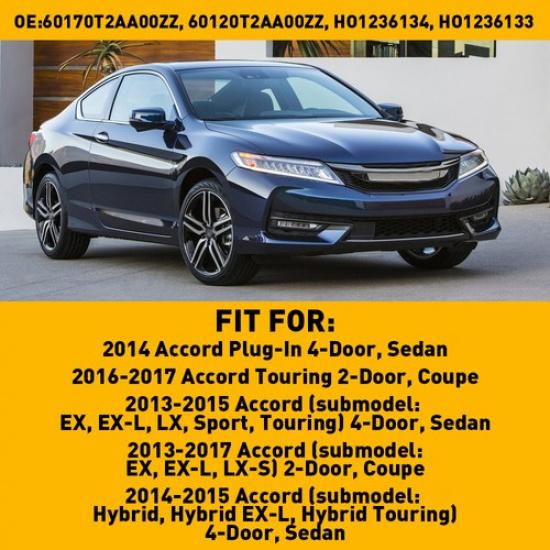 New Hood Hinges Left & Right Side Coupe For 2013 - 2017 Honda Accord Coupe EXV