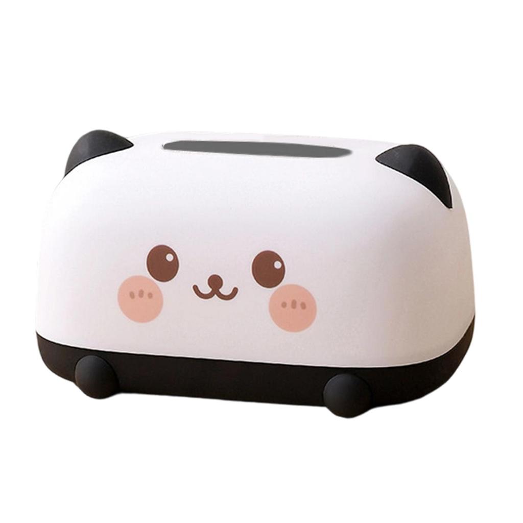 Cartoon Tissue Box Cover Plush Paper Napkin Holder Organizer PP Bread Modeling for Home Living Room Table