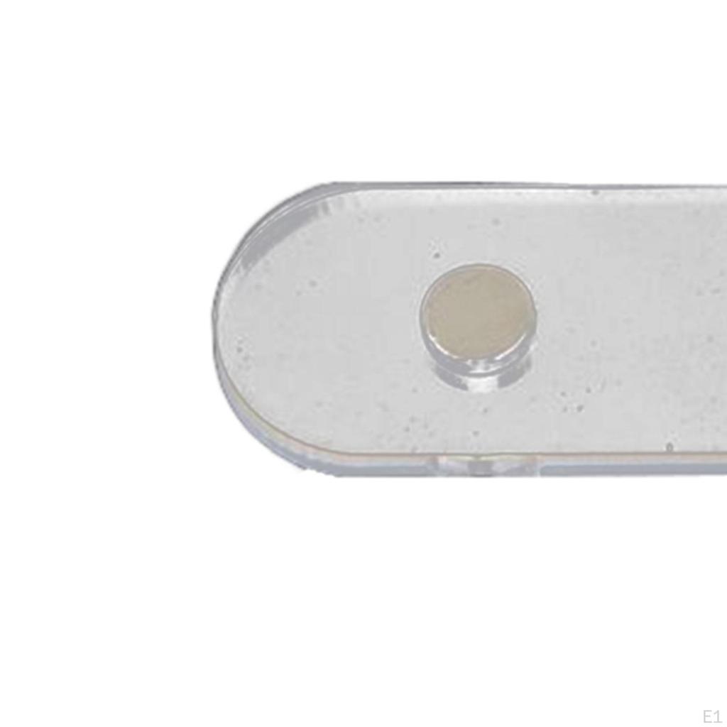 10x Transparent Nail Display Holder Art Showing for Salon Home