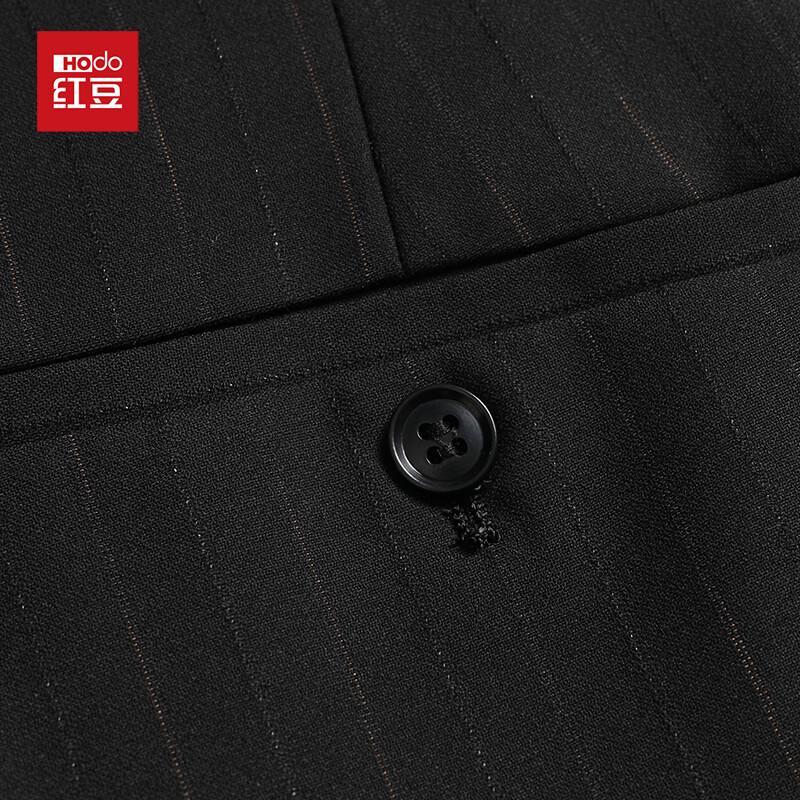 Men's Slim Fit Striped Three-Piece Suit