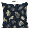 Home Decor Cushion Cover Abstract Creative Botanical Art Print Office Sofa Pillow Cover