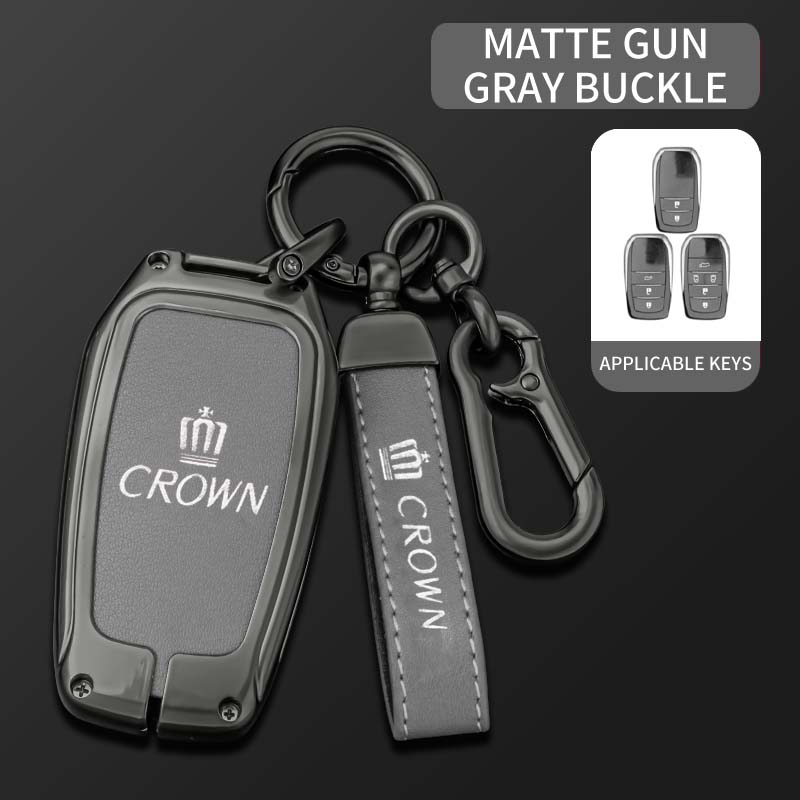 Car Key Case Fob Cover Shell Auto Accessories For Toyota CHR Hilux Fortuner Land Cruiser 200 Camry Corolla Crown RAV4 Highland