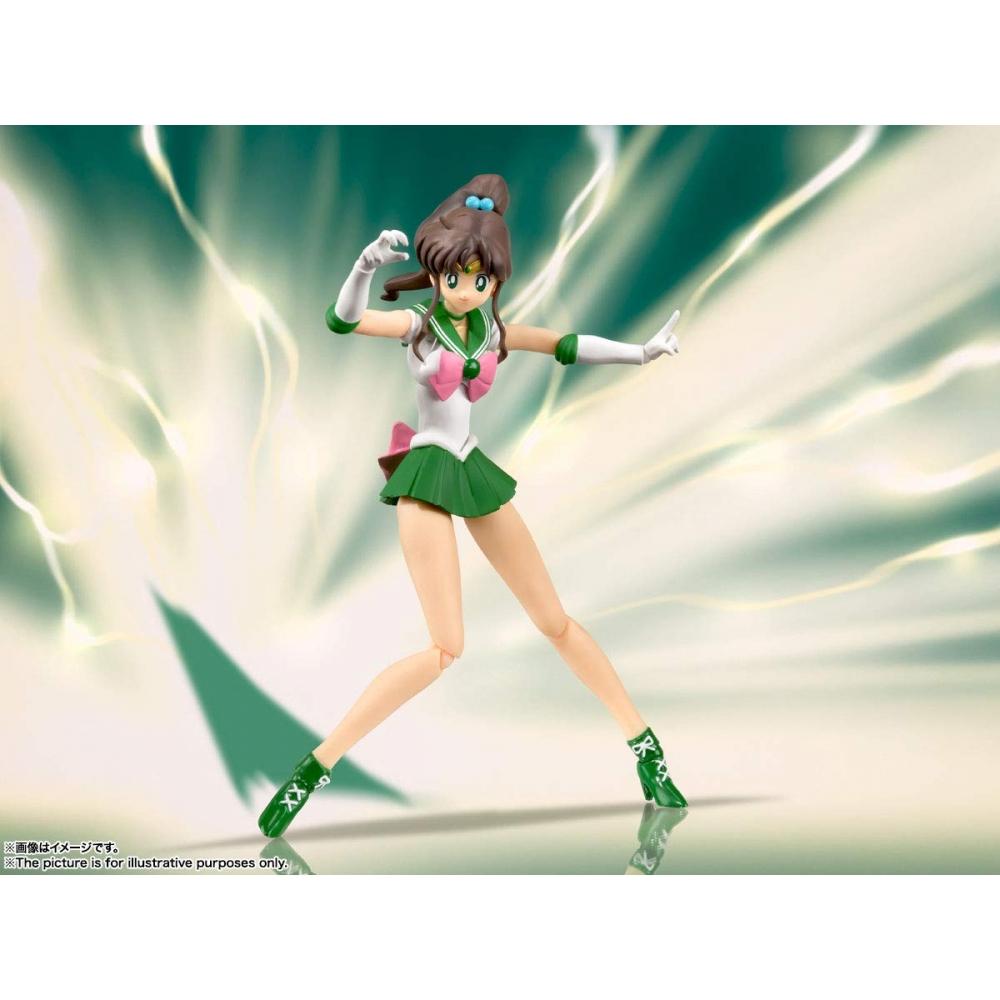 Bandai SPIRITS S.H.Figuarts Sailor Moon Sailor Jupiter -Animation Color Edition- (Resale Version) Approx. 150mm PVC&ABS Painted Movable Figure