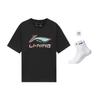 Li Ning Sports Fashion Collection T Shirt Men's Black AHSS879-1