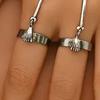 Skeleton Hand Bracelet for Halloween Gothic Style Exaggerated Skeleton Bone Bracelet for Halloween Jewelry Accessories