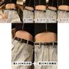 Vintage Stylish Black Women's Versatile Decorative Wide Denim Belt For Summer Fashion