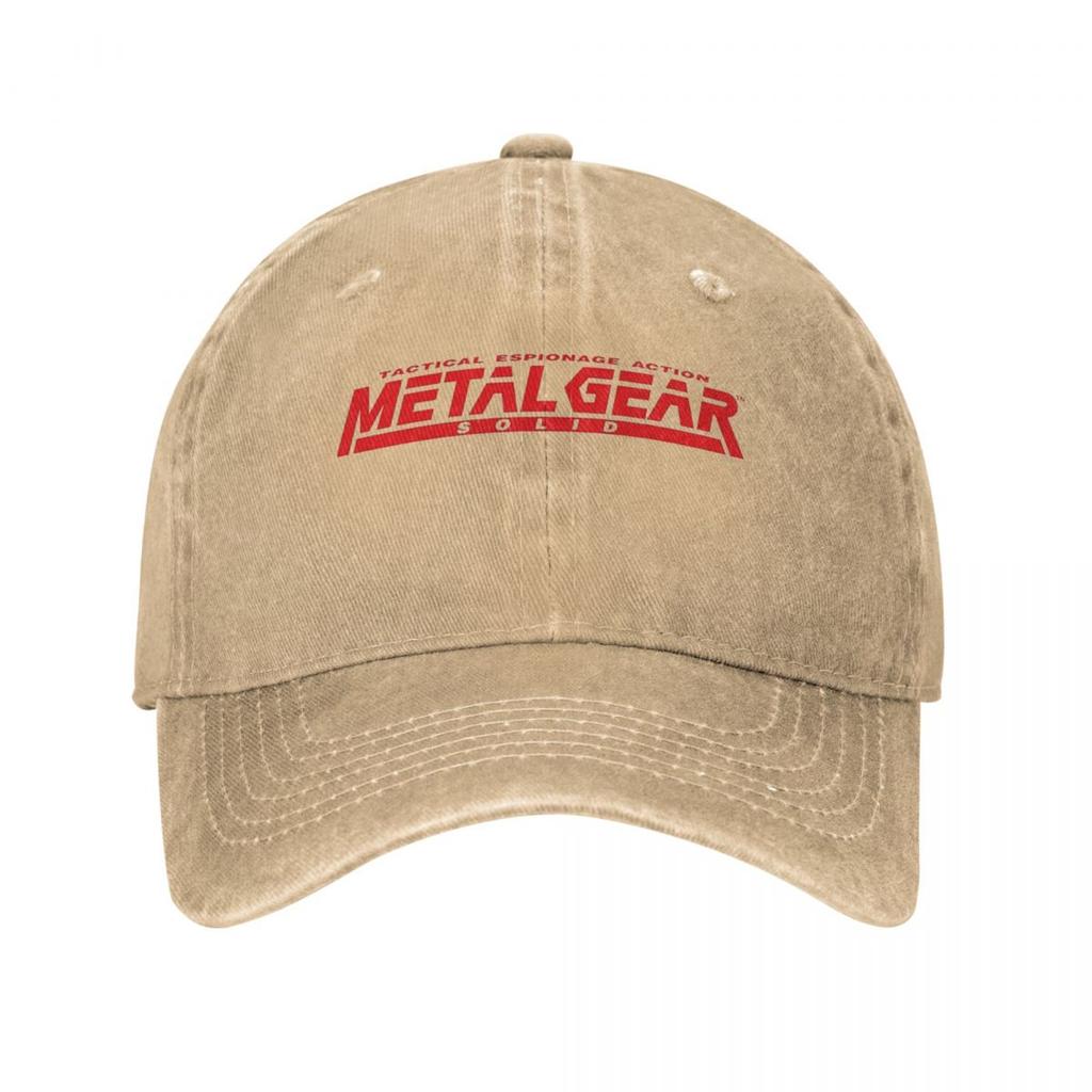 Metal Gear Solid Men Women Baseball Caps Distressed Denim Caps Hat Vintage Outdoor Running Golf Sun Cap