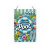 Welcome To Our Pool Retro Metal Sign Wall Art Decor