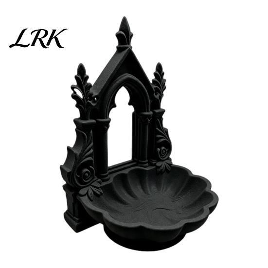 Decorative Storage Dish 3D Printed Gothic Arch Jewelry Tray, Medieval Church Style Trinket Small Item Container Dish, Vintage Tray for Rings Earrings