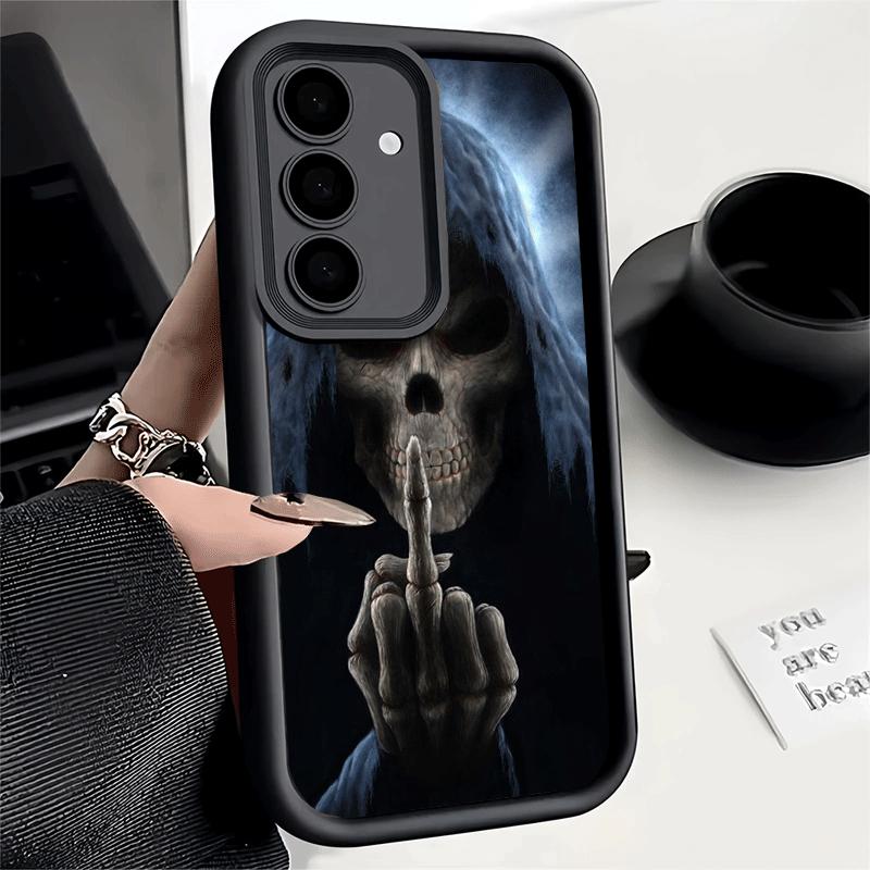 Phone Case for Samsung Galaxy A17 A16 A15 A14 A13 Grim Reaper Skeleton Funny Style A56 A36 A26 A55 A35 A25 A54 A34 A24 A53 A33 A