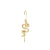 Exaggerated Zodiac Snake Ear Cuff Earrings: Trendy Street Style for Women