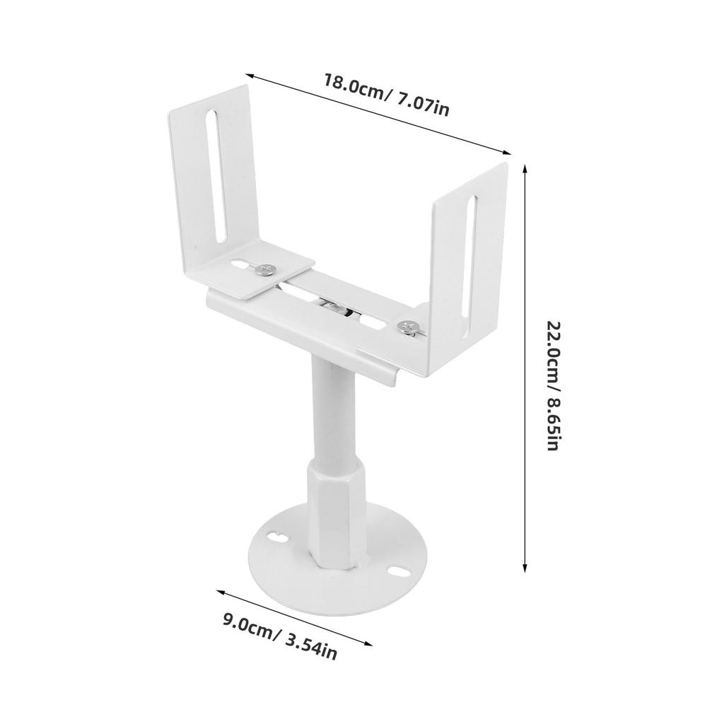 Steel Radiator Floor Bracket Height Adjustable Support Stand 5.12-7.09 Inch Floor Mounting Radiator Stand Adjustable Vertical