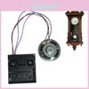 Wall Accessory With Clock Quartz Chiming Feature Low Noise Easy Operation For Home And Office