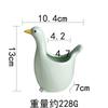 Cute Cartoon Seagull Shape Succulent Flower Pot Ceramic Breathable Cactus Green Plant Flower Pot Tabletop Ornament
