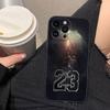 Basketball Number 23 Cover Phone Case For iphone Apple 17 AIR 16E 16 15 14 13 12 11 Pro XR Max 8 7 Plus TPU Case Funda Shell