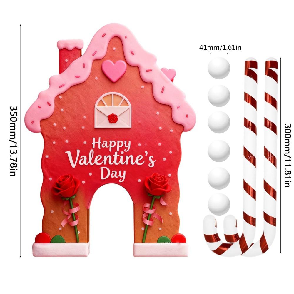 Candy Cane Sticks Gingerbread Golf Set Equipped With Club Portable Design Golf Game Set Festive Atmosphere Decor