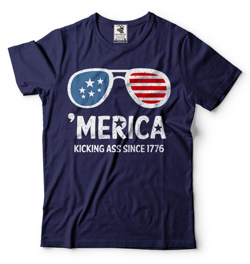 Merica T-shirt USA 4th of July T-shirt Independence Day Fourth of July Tee S
