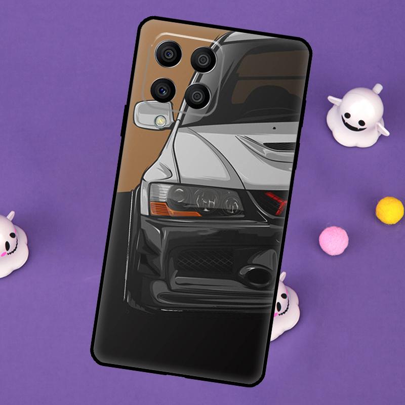 JDM COOL Car Cartoon Cover For Samsung Galaxy M54 M14 M34 M33 M13 M23 M53 M15 M55 M31 M51 M20 M30s M32 M52 Case