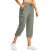 Dames Cargo Capris Met 6 Zakken Lichtgewicht Snel Droog Buiten Reizen Casual Comfortabele Zomerbroek