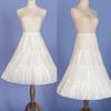 A-line Petticoat Crinoline Slips Wedding Accessories White Tutu Skirt 50s Vintage Puffy Underskirt for Lolita Costume