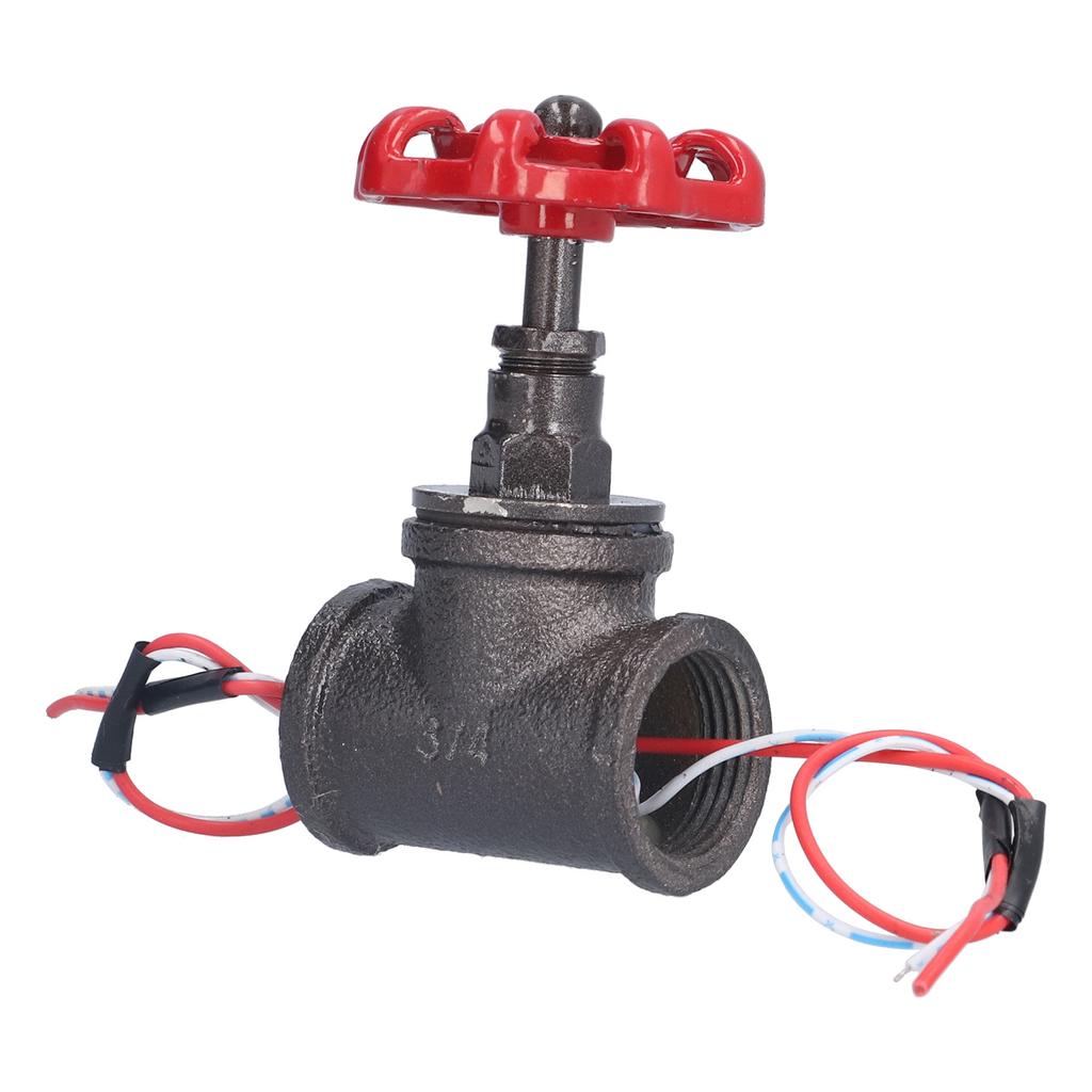 Vintage 3/4in Stop Valve Rotating Light Switch with Electric Wire for Steampunk Lamps Table Lamps