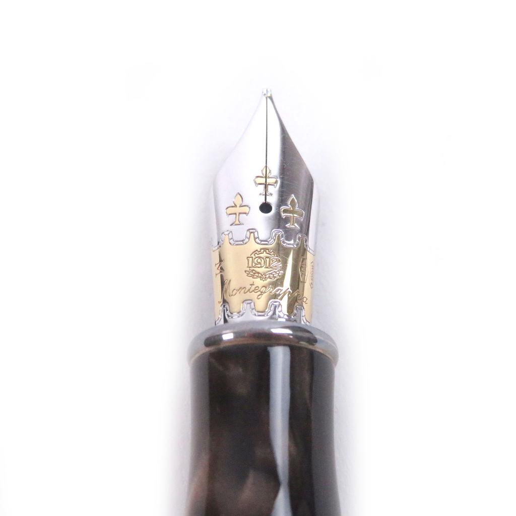Ausgezeichneter Montegrappa Füllfederhalter L.E.. 2000 Menschliche Zivilisation Verwendet