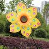 36CM Children's Seven-Color Sunflower Pinwheel Toy - Outdoor Decoration
