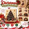 DIY Craft Kit Christmas Diamond Collage 2D Flat Beaded Picture  Christmas Decoration