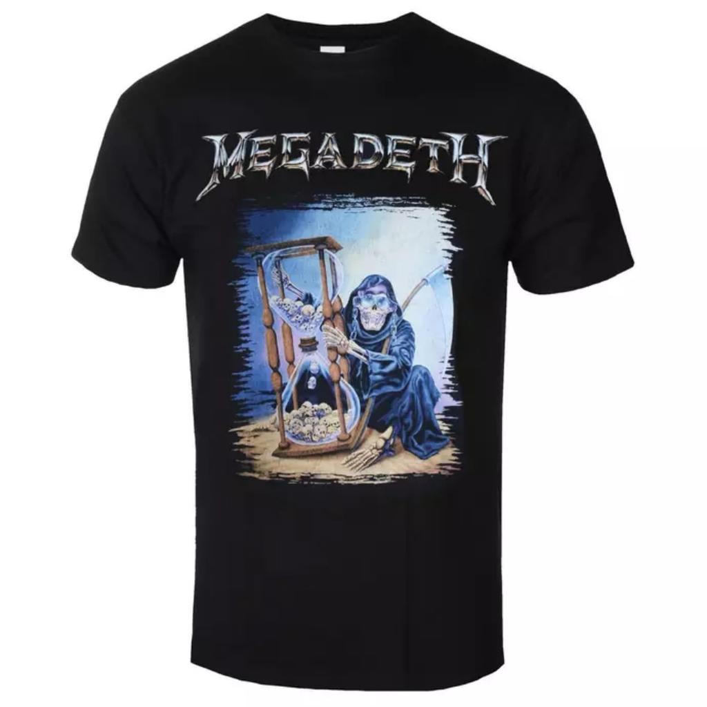 Megadeth Contrast Red Pattern Print Tshirt Criticizes Metal Band Tshirt Suitable For Both Unisex And Unisex To Wear